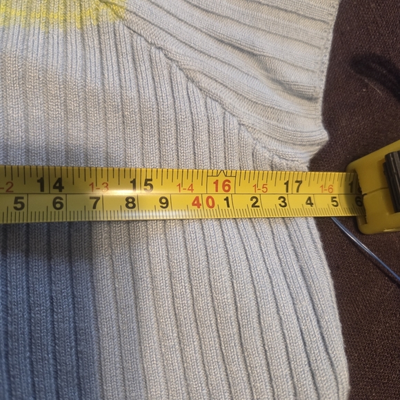 Anthropologie Daily Practice Womans Striped Ribbed Crop Knit Sweater. Sz XL - Picture 6 of 7